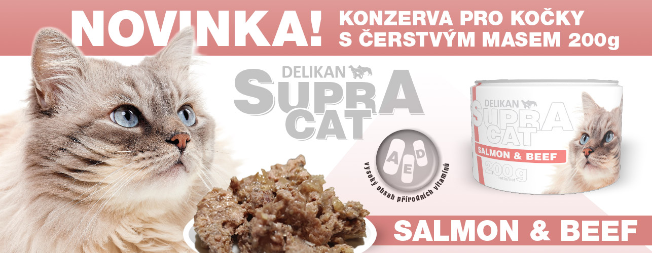 Can SUPRA CAT - Salmon & Beef 200g