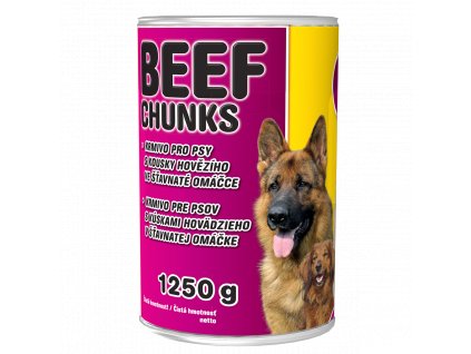 Konzerva BEEF CHUNKS 1250g