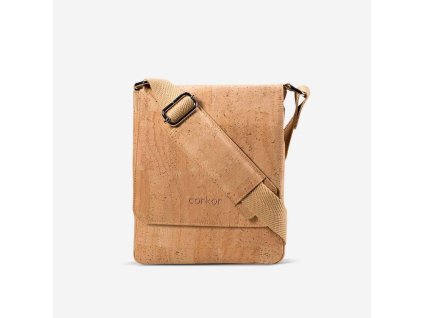 corkor vegan messenger bag medium light brown 15063961698375 5000x