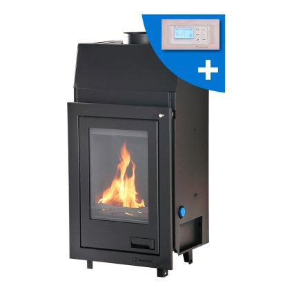 Krbová vložka AQUAFLAM ® 7 s výměníkem a automatickou regulací hoření