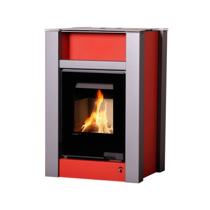 Krbová kamna AQUAFLAM VARIO ® LEND 11/7kW červená