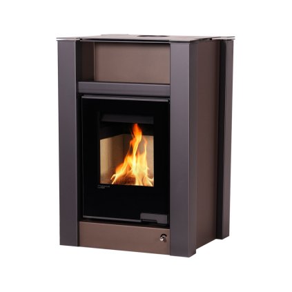 Krbová kamna AQUAFLAM VARIO ® LEND 11/7kW hnědá - sametová