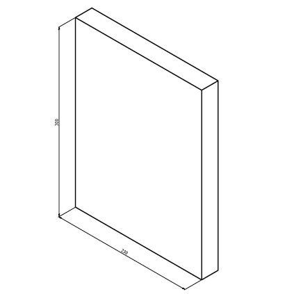 NDV-000055 - FL09K01 - Šamotová cihla 300x230x30