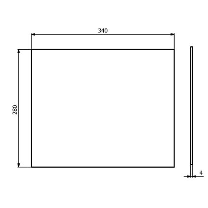 NDV-000056 - FL09K01 - Sklo kamna Flamingo (340 x 280)