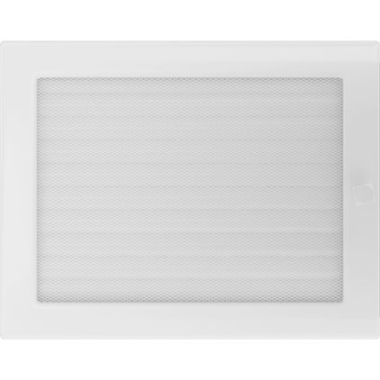 Krbová mřížka 22x30 BASIC bílá s žaluzií