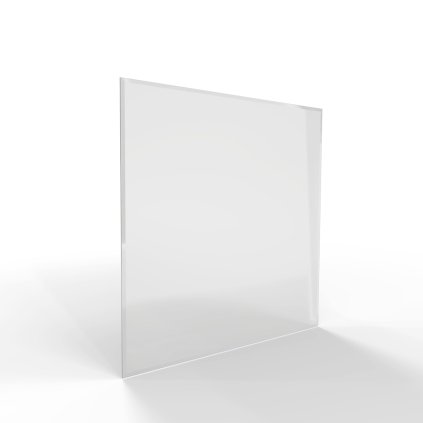 Sklo pod kamna - FLAMINGO Čtverec 1200x1200 mm, fazeta / 6 mm