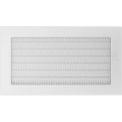 Krbová mřížka 17x30 BASIC bílá s žaluzií