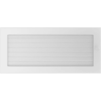 Krbová mřížka 17x37 BASIC bílá s žaluzií
