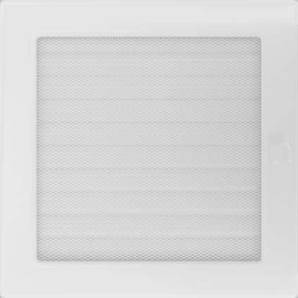 Krbová mřížka 22x22 BASIC bílá s žaluzií