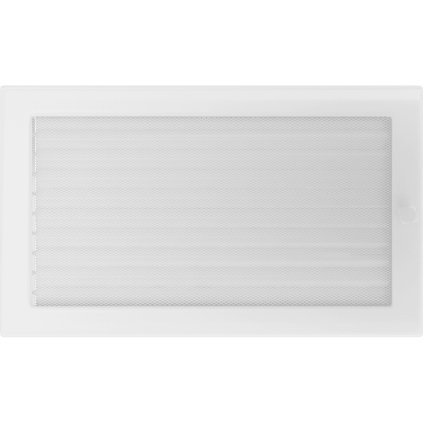 Krbová mřížka 22x37 BASIC bílá s žaluzií