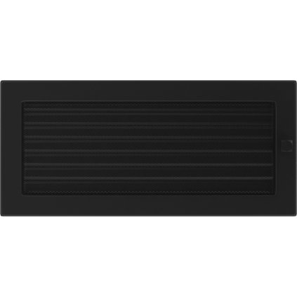 Krbová mřížka 17x37 BASIC černá s žaluzií