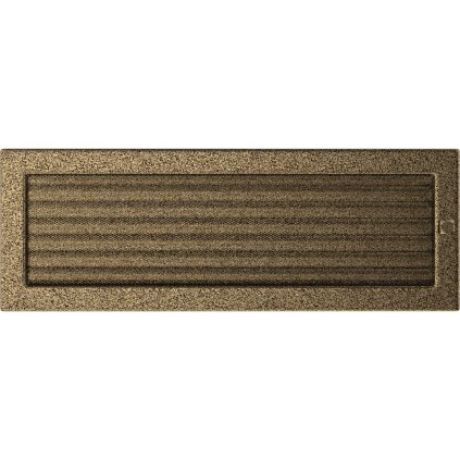 Krbová mřížka 17x49 BASIC staré zlato s žaluzií