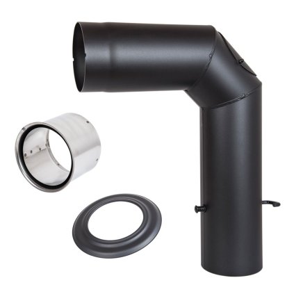 Set 150 mm s pevným kolenem 2 mm (koleno, zděř, růžice)