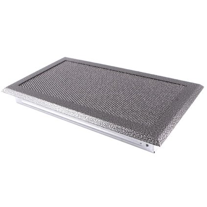Krbová mřížka 16x32 cm, PREMIUM staré stříbro