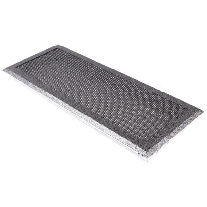 Krbová mřížka 16x45 cm, PREMIUM staré stříbro