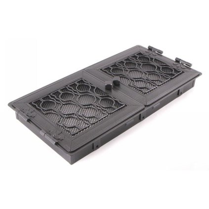 Krbová mřížka PREMIUM STYL 21x43 cm, grafit