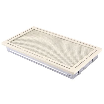 Krbová mřížka 16x32 cm, PREMIUM TREND krémový brokát