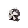 Ventilátor na kamna FLAMINGO čtyřlopatkový MINI, stříbrný