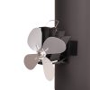 Ventilátor na kouřovod FLAMINGO čtyřlopatkový magnetický, stříbrný