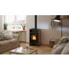Krbová kamna AQUAFLAM VARIO ® BARMA 11/5kW dlažba Ořech