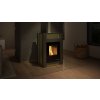 Krbová kamna AQUAFLAM VARIO ® KALMAR 11/5kW olivová
