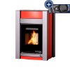 Krbová kamna AQUAFLAM VARIO ® KALMAR 11/5kW červená, elektronická regulace