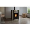 Krbová kamna AQUAFLAM VARIO ® KALMAR 11/5kW krémová, elektronická regulace