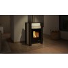 Krbová kamna AQUAFLAM VARIO ® KALMAR 11kW krémová (teplovzdušná verze)