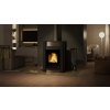 Krbová kamna AQUAFLAM VARIO ® KALMAR 11kW šedá (teplovzdušná verze)