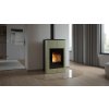 Krbová kamna AQUAFLAM VARIO ® SAPORO 11kW olivová (teplovzdušná verze)