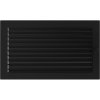 Krbová mřížka 22x37 BASIC černá s žaluzií