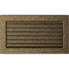 Krbová mřížka 17x30 BASIC staré zlato s žaluzií
