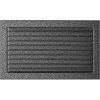 Krbová mřížka 22x37 BASIC staré stříbro s žaluzií