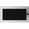 Krbová mřížka 17x30 BASIC broušený nerez s žaluzií
