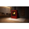 Krbová kamna FLAMINGO ® EVENES červená