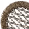 Krbová mřížka KULATÁ 100 mm staré zlato