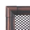 Krbová mřížka 16x32 cm, PREMIUM RETRO měděná patina s žaluzií