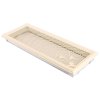 Krbová mřížka 16x45 cm, PREMIUM RETRO slonová kost