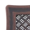 Krbová mřížka 16x16 cm, PREMIUM DECO měděná patina s žaluzií