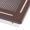 Krbová mřížka 16x16 cm, PREMIUM TREND hnědý brokát