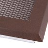 Krbová mřížka 16x32 cm, PREMIUM hnědý brokát s žaluzií