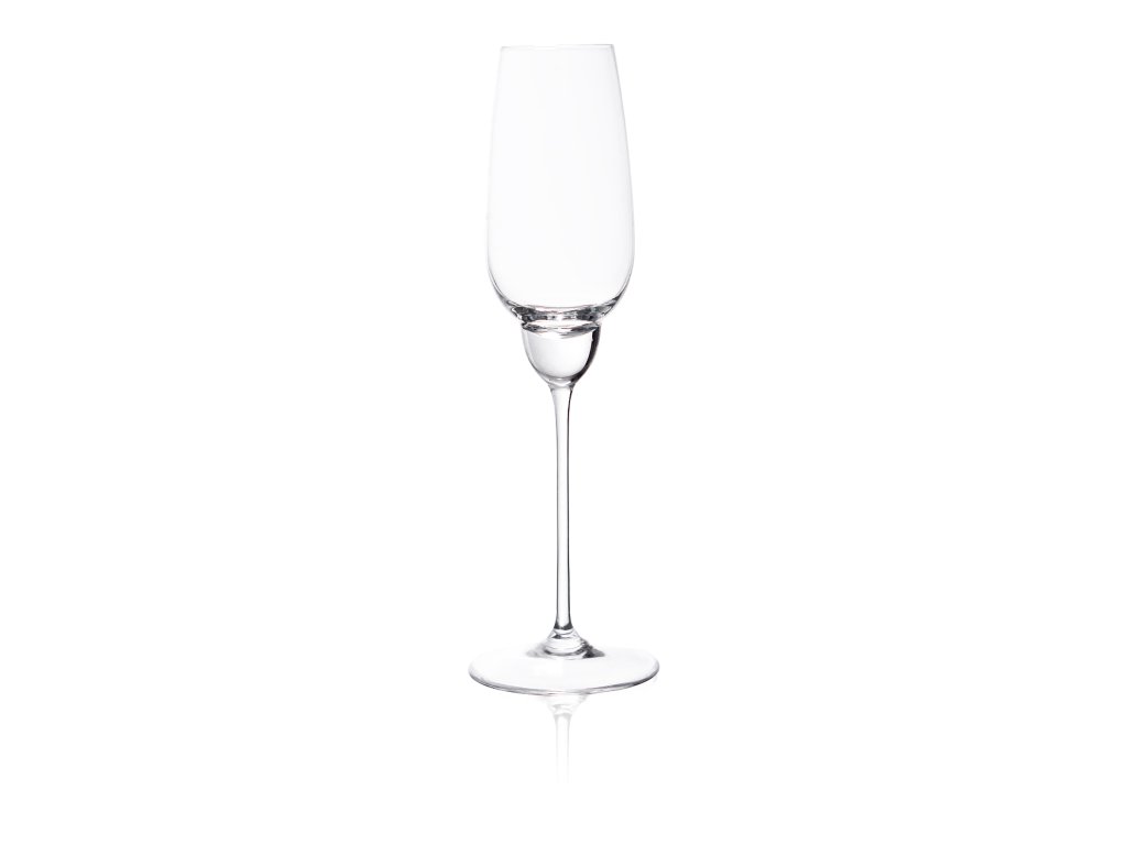 6237 1 shadows champagne glass in cloudless clear set of 2