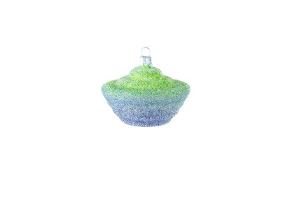 KLIMCHI BlueGreenCandy Christmas Ornament