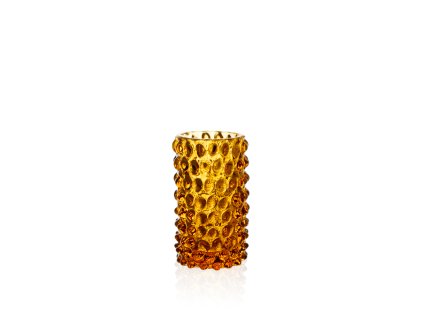 KLIMCHI Hobnail BudVase Amber1