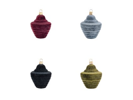 10248 christmas ornament moss diamond set of 4 colours