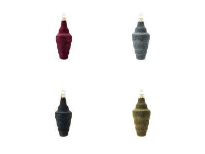 10251 christmas ornament moss prism set of 4 colours