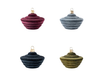 10254 christmas ornament moss tiara set of 4 colours