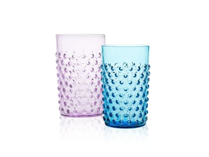 Galaxy Lilac Hobnail Tumbler (set of 2)