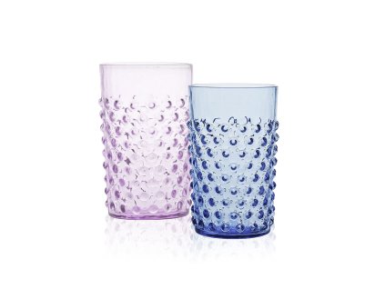 KLIMCHI Tumblers Galaxy Hobnail LightBlue Lilac SetOf2