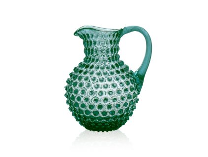 KLIMCHI Iridescent Aquamarine Hobnail Jug